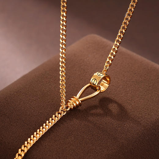 子佩集S925银【暖风入怀】项链纯银【AJ00315】原创2镀金2501 商品图1