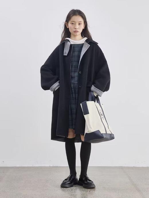 步履不停/4D21062C/纯羊毛中长款松弛感毛呢料大衣 商品图0