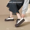 ZHR则则厚底双鞋带休闲鞋软底耐磨女鞋松糕底2024秋ins百搭休闲鞋 商品缩略图8