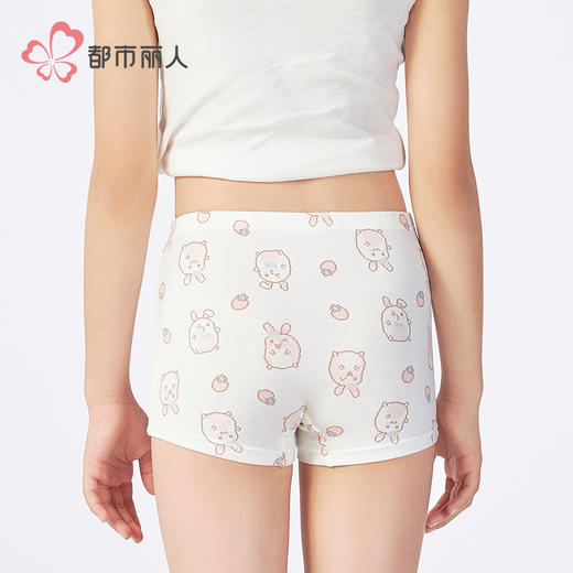 都市丽人平角女童内裤纯棉舒肤棉平角裤JKH502 商品图3