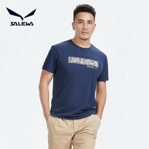 SALEWA|男式短袖棉T恤 SWAJI81011 商品图5
