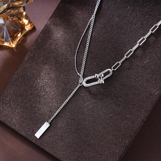子佩集S925银【漫思】项链纯银【AJ00504】原创22501 商品图2