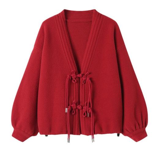 新中式毛衣中国风外套韩版宽松针织开衫CC22-127 商品图4