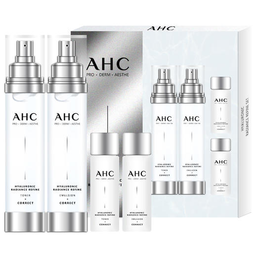 【礼想心动】AHC 爱和纯 水乳四件套 260ml （新水乳版四件礼盒） 商品图0