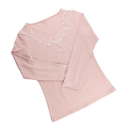 【99元2件】女士秋冬舒服柔保暖衣套装贴身保暖内衣舒适柔软保暖【FF25832/FF25832B】 商品图3