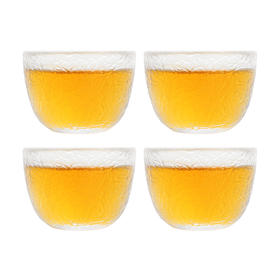 雅集茶具锤纹品茶杯冰丝小鼓（4个装）