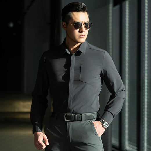 二代龙牙暗冰速干长袖衬衫 商品图3