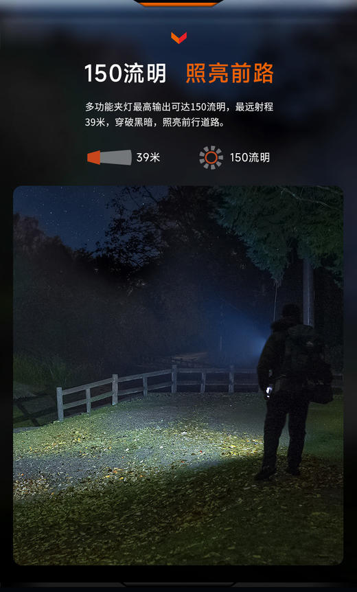 Fenix菲尼克斯SW05R紫外光钥匙扣手电Type-c充电口EDC日常家用便携强光高亮手电筒 商品图2