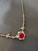 1.05ct刻面红宝石项链 商品缩略图0