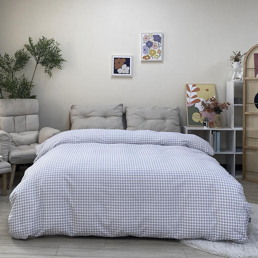 多喜爱 天丝棉磨毛 锦韵幽然被袋被套单件二次磨毛细腻亲肤透气耐用莱赛尔丝滑（繁花/星语/炫格/简格/格亿/晚霞/叶舞） 商品图6