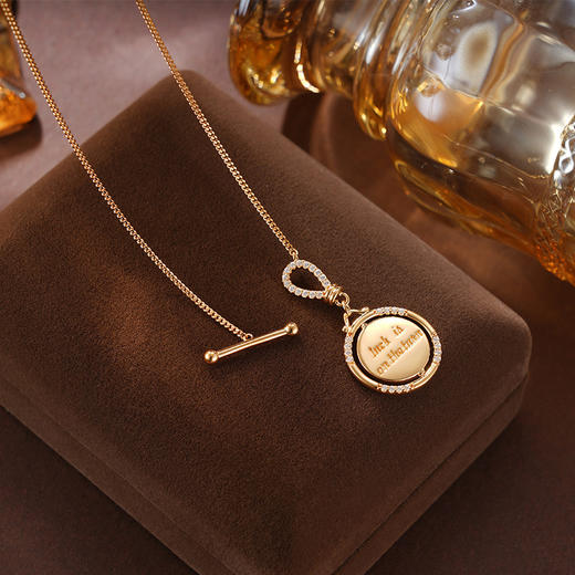 子佩集S925银【遇见幸运】套链纯银【KK425P】时尚镀金项链2501 商品图2