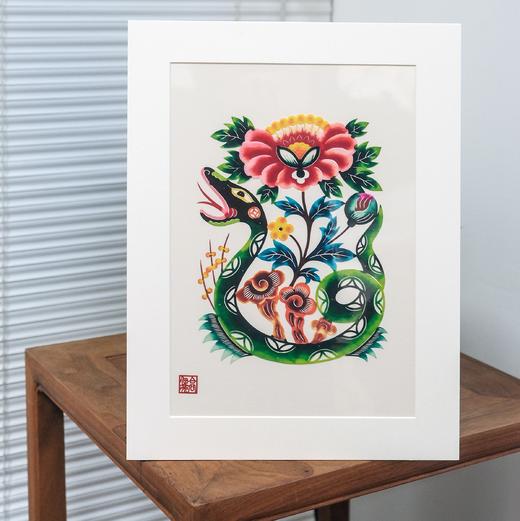 蔚县剪纸窗花 非遗手工新年剪纸居家装饰摆件礼物 商品图0