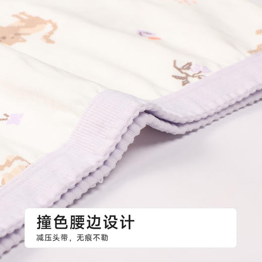 都市丽人平角女童内裤纯棉舒肤棉平角裤JKH501 商品图4