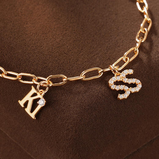 子佩集S925银【柏拉图之吻】手链纯银【KK232C】时尚镀金2501 商品图2