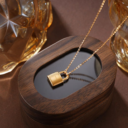 子佩集S925银【缔结契约】套链纯银【KK426P】时尚镀金项链锁白贝母2501 商品图2