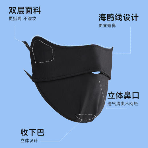 皇家骆驼夏季防晒口罩女透气开车防紫外线挂耳面罩遮全脸罩情侣款(货号:O32BC01055A)骆驼旗下品牌 商品图0