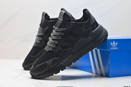 阿迪达斯ADIDAS NITE JOGGER三叶草经典运动跑步鞋HO1716男女鞋 商品图7