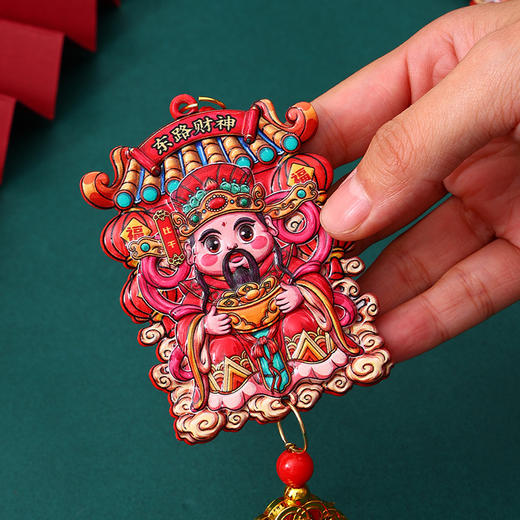2025新款新年装饰五路财神挂件车载汽车室内元旦过年春节创意礼品 商品图3