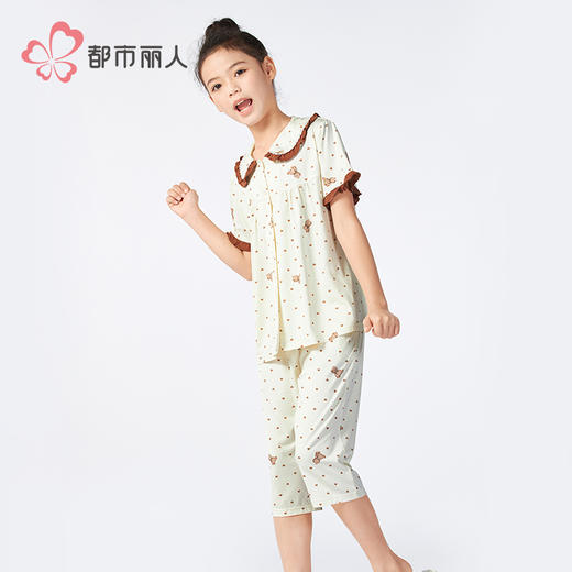 都市丽人童装特价棉质短袖套装薄针织人棉超值精选短袖类JHH1A3 商品图2