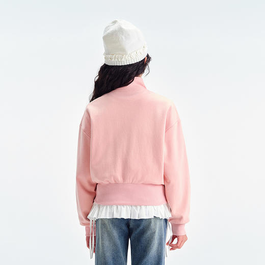 笛莎Deesha青少年女童外套2025春季女童绣花立领外套 商品图4