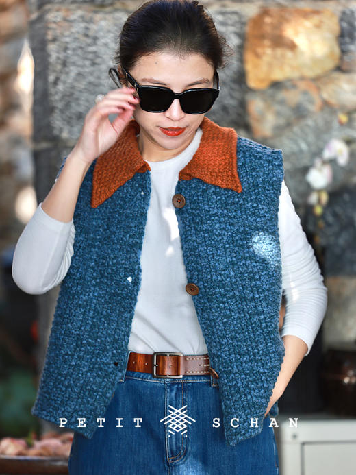 PETIT SCHAN小闪 CLO#693 Intimate lover 亲密爱人 绒面磨毛圆领秋冬万能打底长袖T恤 商品图3