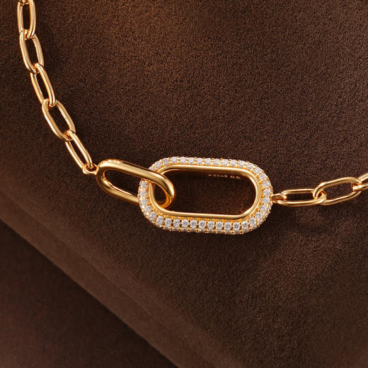 子佩集S925银【缘起扣】手链纯银【KK168C】时尚镀金2501 商品图5