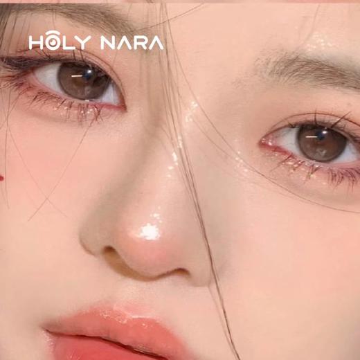 【日抛】Holy Nara 茶里棕 直径：14.2mm  含水量55%（日抛10片/盒 不同度数请拍两盒） 商品图2