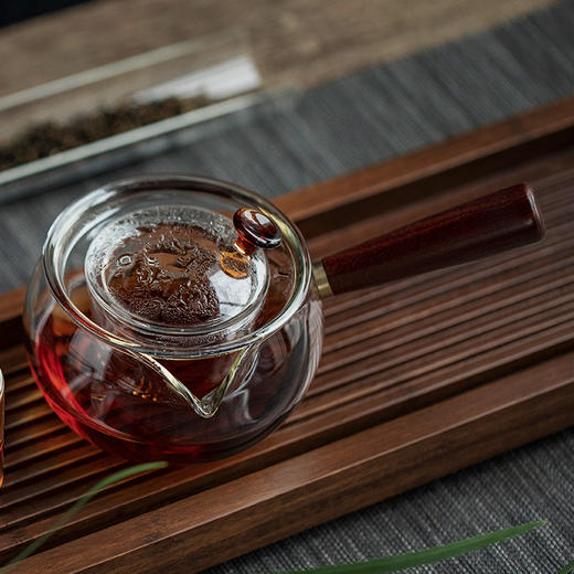 雅集茶具明趣泡茶壶500ml(木柄侧把) 商品图1