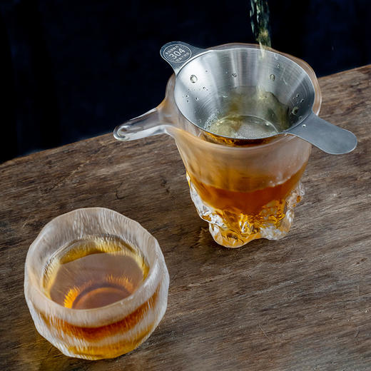 雅集茶具不锈钢双耳茶滤网7.3*12.8cm 商品图10