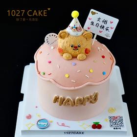 1027CAKE | 立体奶油霜  黄油小熊