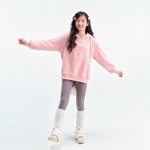 笛莎Deesha青少年女童裤子2025春季女童弹力瑜伽裤 商品图1