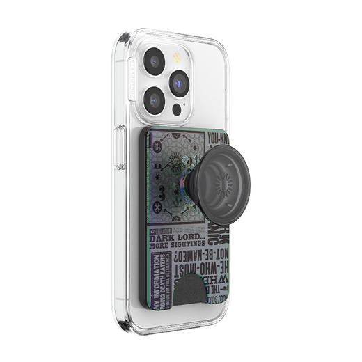 【哈利波特黑魔法】预言家日报·MagSafe卡包 WALLET卡包 Wallet of Magsafe磁吸卡包系列 黑色 字母 暗黑 商品图2