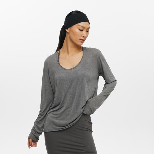 oneupU领散边宽松长袖 商品图0