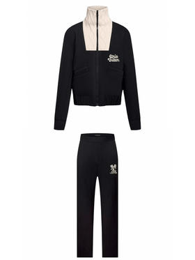 L-C 小花刺绣棉服套装