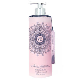 薇妮芮莲花玫瑰花香沐浴清洁滋润保湿身体沐浴露 500ml