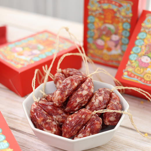 春节礼盒系列|| 【寻味从前慢】腊福小四喜 极简配方 低糖低盐 经典广式腊味 商品图9