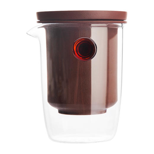 雅集汉铎紫砂快客杯套装（带快客包/2个骨瓷品茶杯） 商品图0