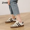 ZHR德训鞋女2024年新款百搭复古休闲鞋运动阿甘鞋厚底低帮板鞋女 商品缩略图6