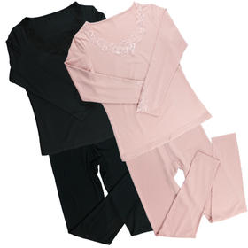 【99元2件】女士秋冬舒服柔保暖衣套装贴身保暖内衣舒适柔软保暖【FF25832/FF25832B】