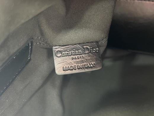 迪奥Toujours手袋皱漆黑色牛皮革（HH） 商品图7