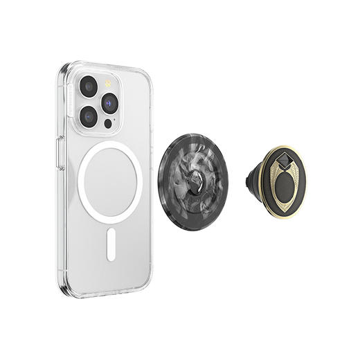 【哈利波特黑魔法】马沃罗·冈特的戒指·MagSafe圆啪嗒 MAGSAFE磁吸手机气囊支架 Round圆啪嗒系列 奢华金 图腾 商品图2