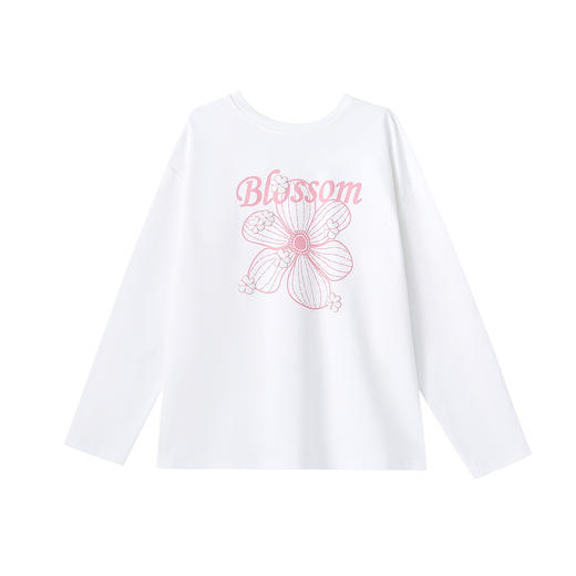 笛莎Deesha青少年女童T恤2025春季女童两面双T恤 商品图4