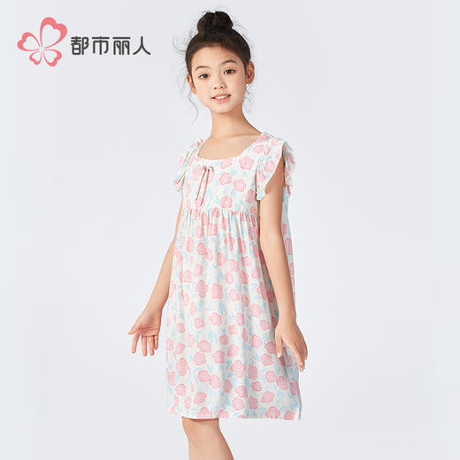 都市丽人童装特价棉质裙装薄梭织人棉超值精选袖类JHH6A1 商品图2