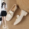 ZHR女鞋浅口单鞋2023新款夏季英伦风小皮鞋女低跟时尚乐福鞋 商品缩略图3