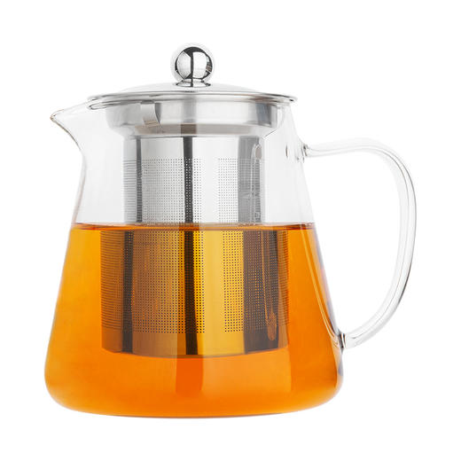 雅集玻璃壶璃山壶750ml（压嘴-不锈钢款） 商品图0