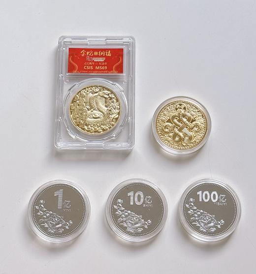 定亿个小目标纪念章/2025蛇年生肖纪念章 商品图0