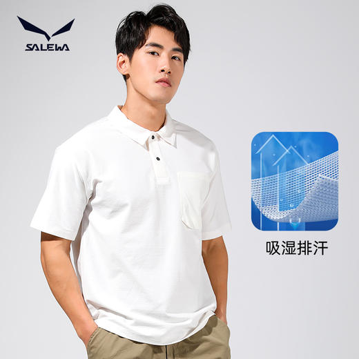 SALEWA|男式短袖POLO SWAJK810547 商品图1