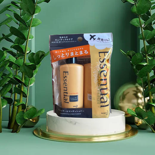 【跨境】花王睡醒不乱改善毛躁滋润洗发护发迷你旅行套装 商品图1