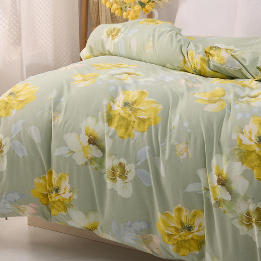 多喜爱 天丝棉磨毛 锦韵幽然被袋被套单件二次磨毛细腻亲肤透气耐用莱赛尔丝滑（繁花/星语/炫格/简格/格亿/晚霞/叶舞） 商品图3