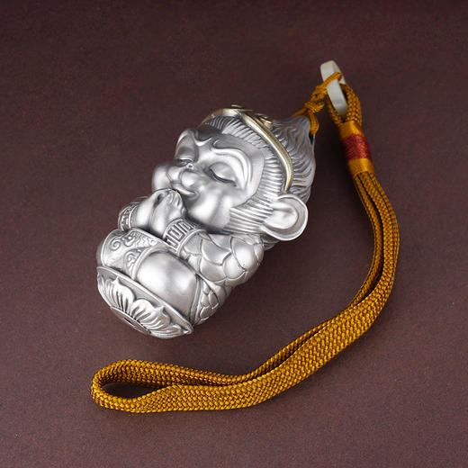 子佩集S999银【禅韵悟空】手把件纯银【SBJ410-1】手把件黑神话悟空2501 商品图4